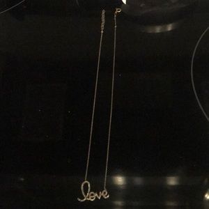 Gold 18” “love” Boutique Necklace